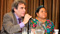 D. Eduardo De León, (Director Ejecutivo de la Fundación Rigoberta Menchú Tum), Eduardo Jozami (Director del Centro Cultural), Rigoberta Menchú Tum y Ramón Torres Molina (Presidente del Archivo Nacional de la Memoria)