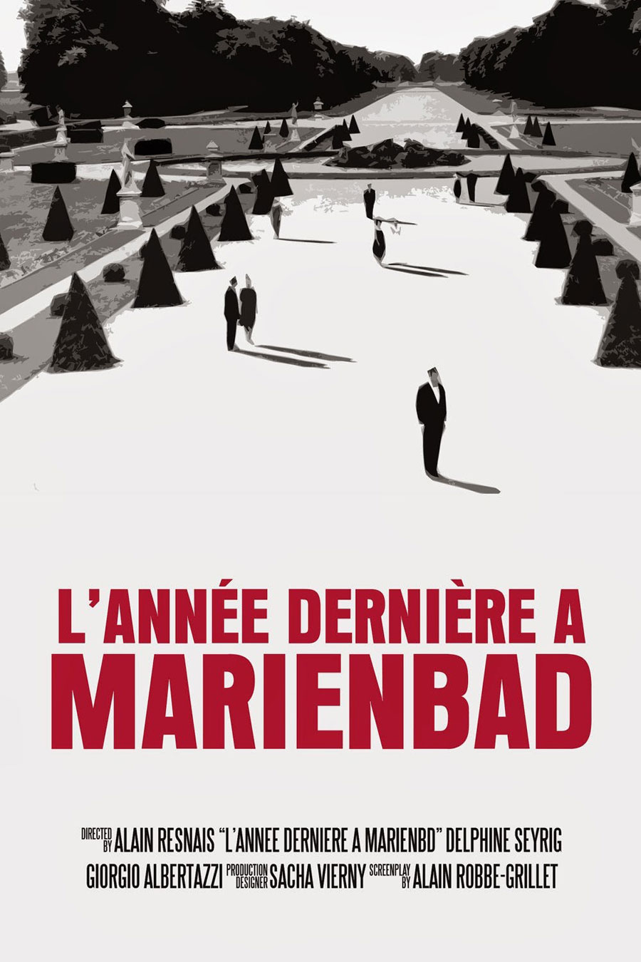 El año pasado en Marienbad - Afiche