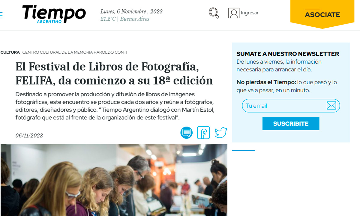 El Festival de Libros de Fotografía, FELIFA, da comienzo a su 18ª edición