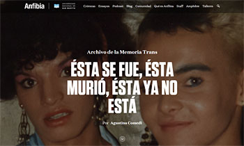 "Esta se fué, a esta la mataron, esta murió" muestra del Archivo de la Memoria Trans que se puede visitar hasta marzo 2018