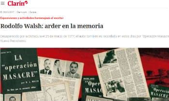 Rodolfo Walsh: arder en la memoria