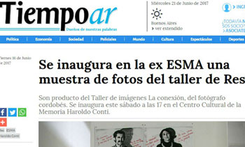 Se inaugura en la ex ESMA una muestra de fotos del taller de Res