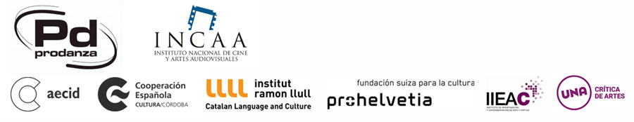 Prodanza - INCAA - AECID - CCEBA - Institut Ramón Llull - Prohelvetia - IIEAC - UNA Crítica de Artes